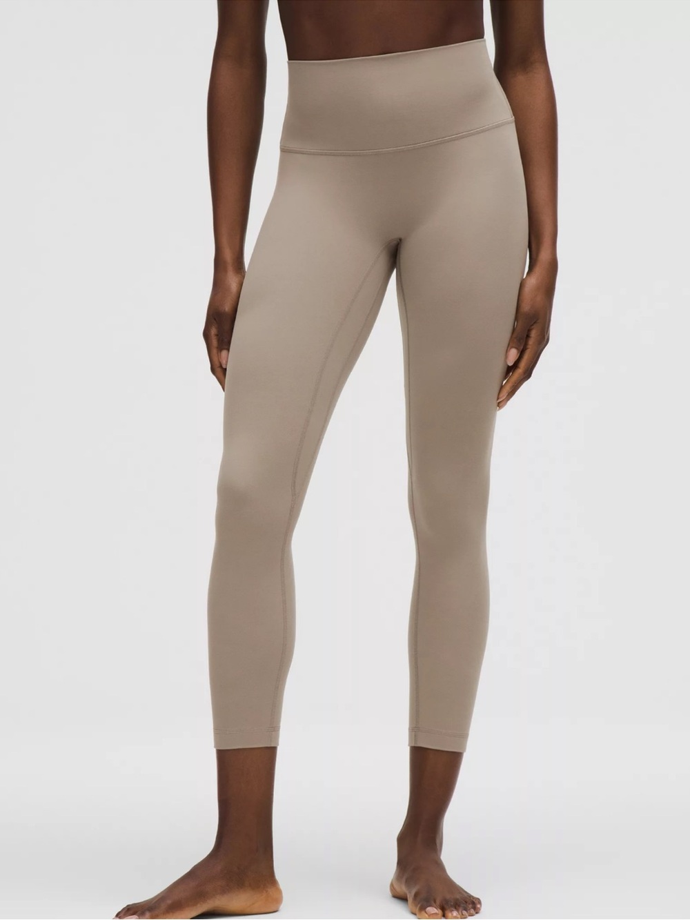 Like new! Lululemon Align No-Line High Rise Legging 25” - Size 6 - Warm Ash Grey